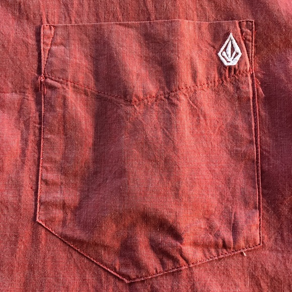 Volcom Casual Bottom Down Dress shirt Men’s size L - Picture 6 of 11